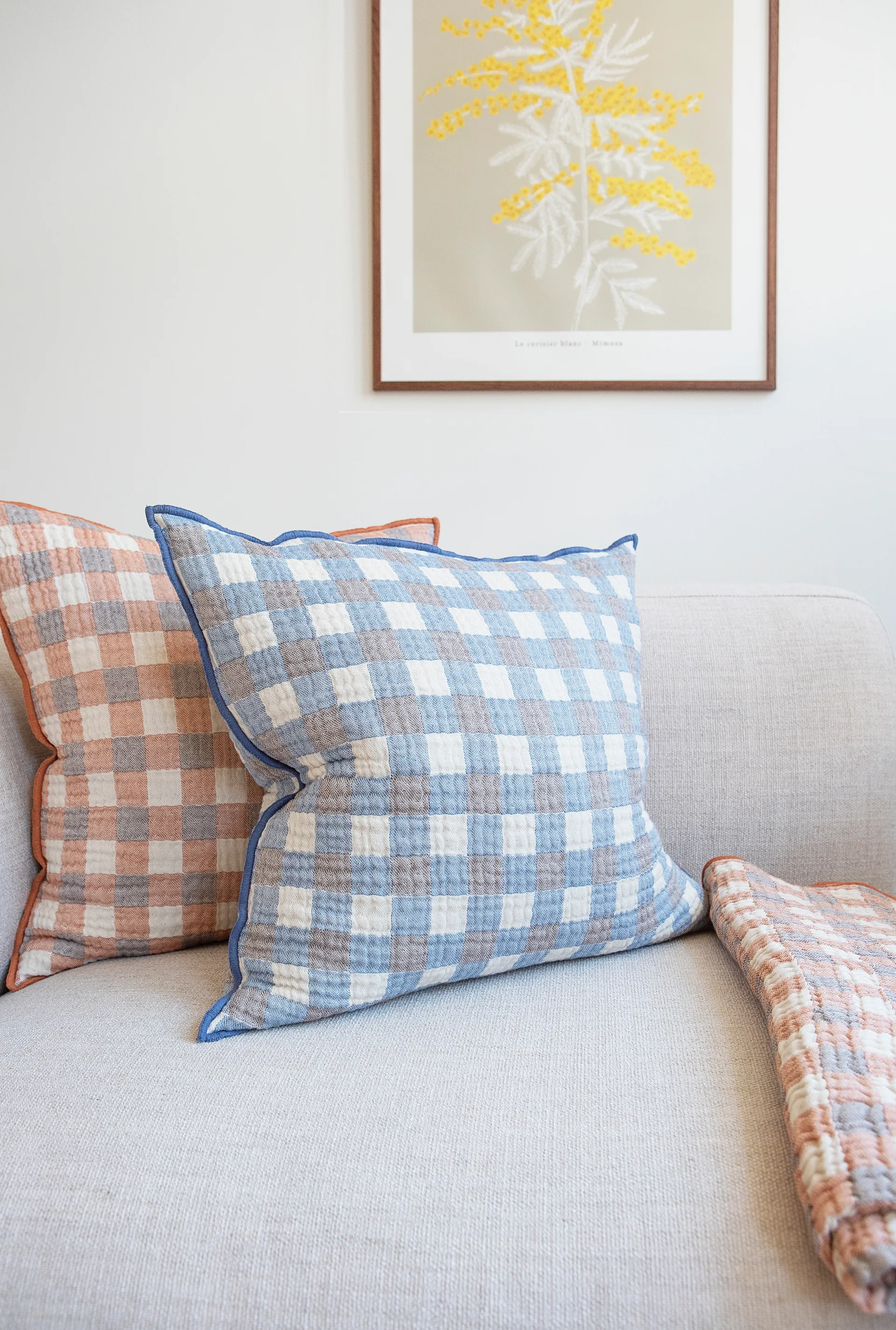 폼 베개 커버, Blue, 50x50 cm Brita Sweden | 브리타스웨덴