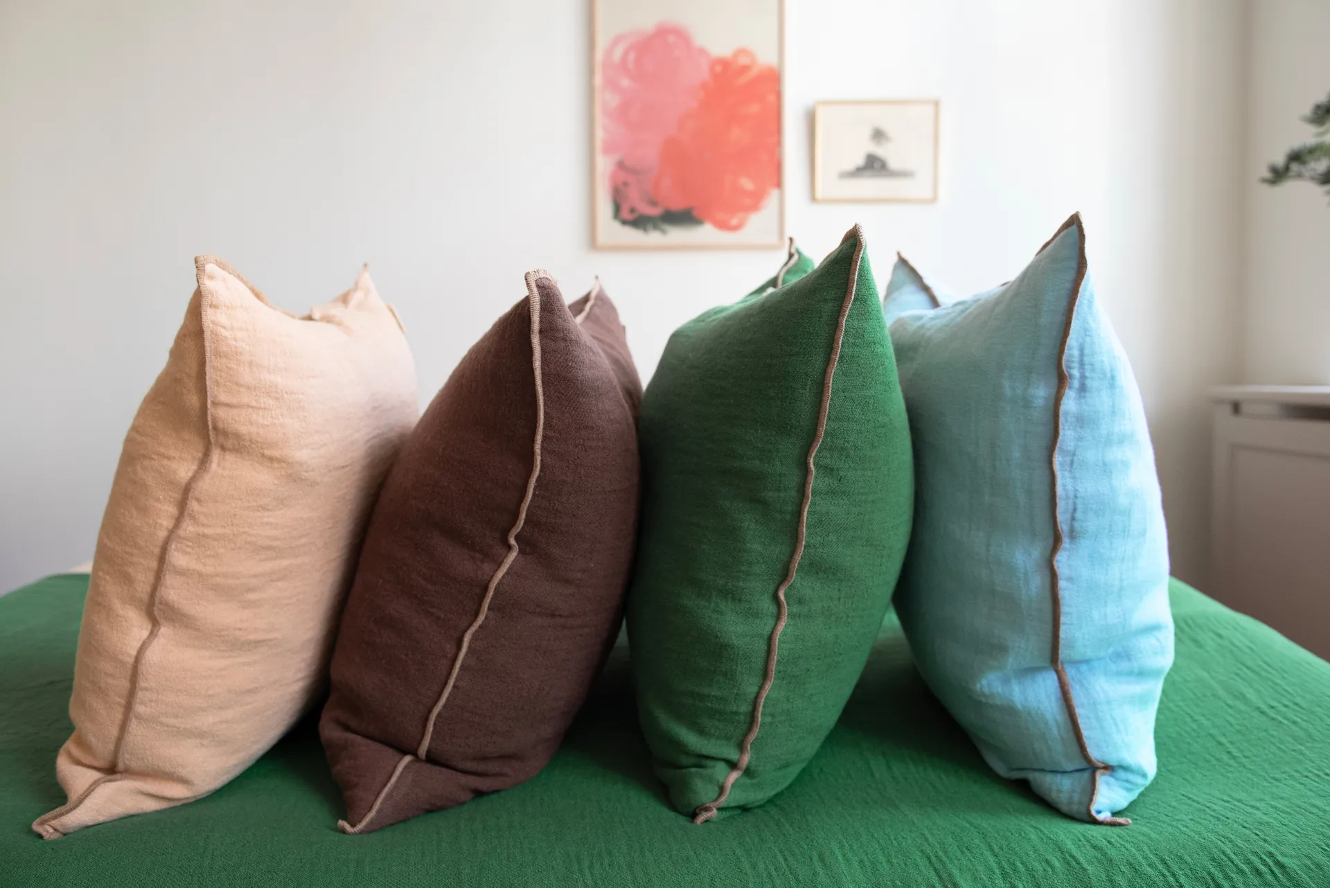 에비 베개 커버, Cobalt, 50x50 cm Brita Sweden | 브리타스웨덴