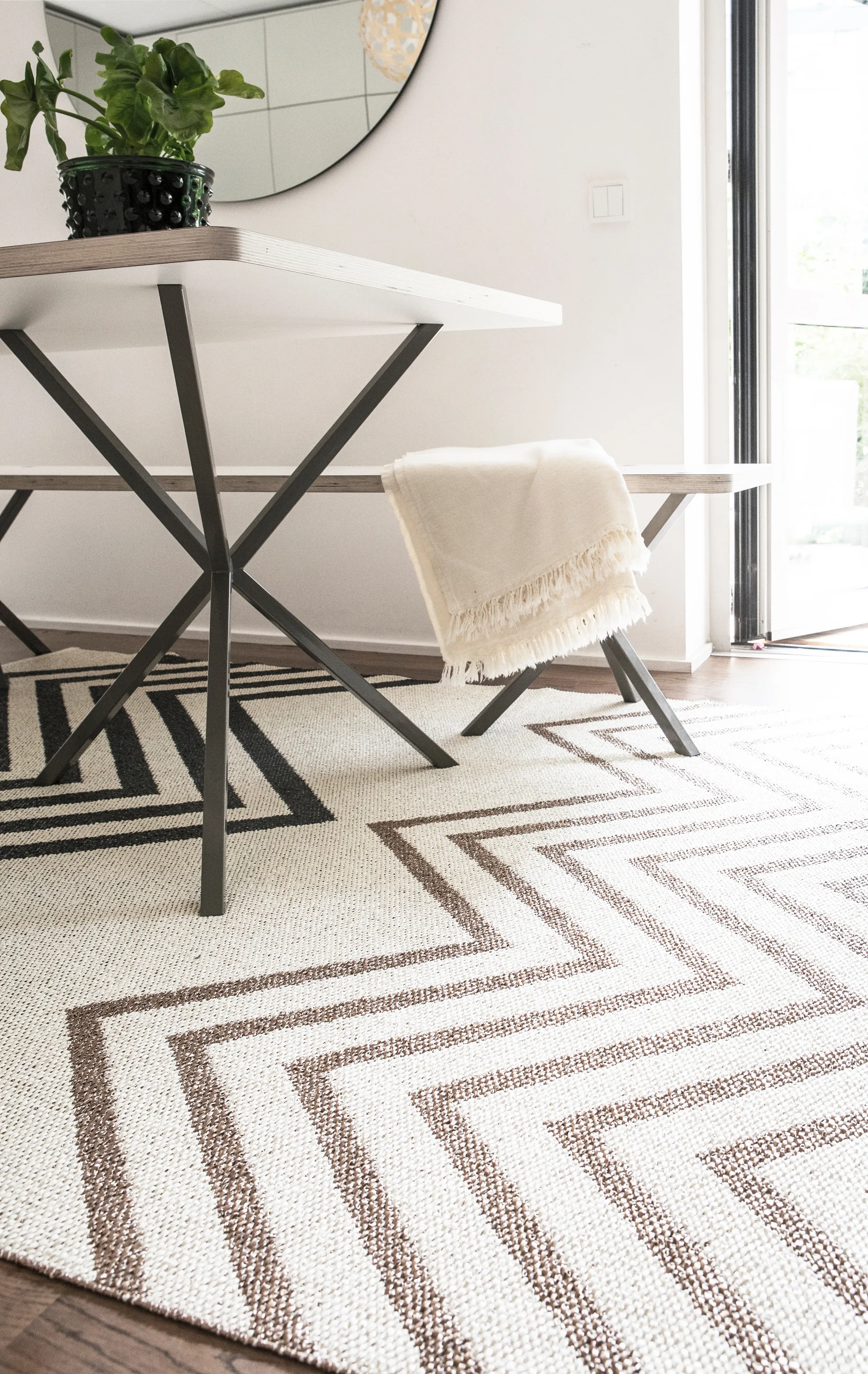 사프미 플라스틱 PVC 러그 170x250 cm, sparkle Brita Sweden | 브리타스웨덴