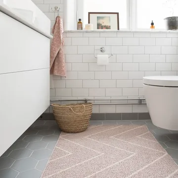 리타 PVC 러그 더스티 로즈 - 70x150 cm - Brita Sweden | 브리타스웨덴