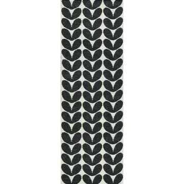 카린 PVC 러그 블랙 - 70x150 cm - Brita Sweden | 브리타스웨덴