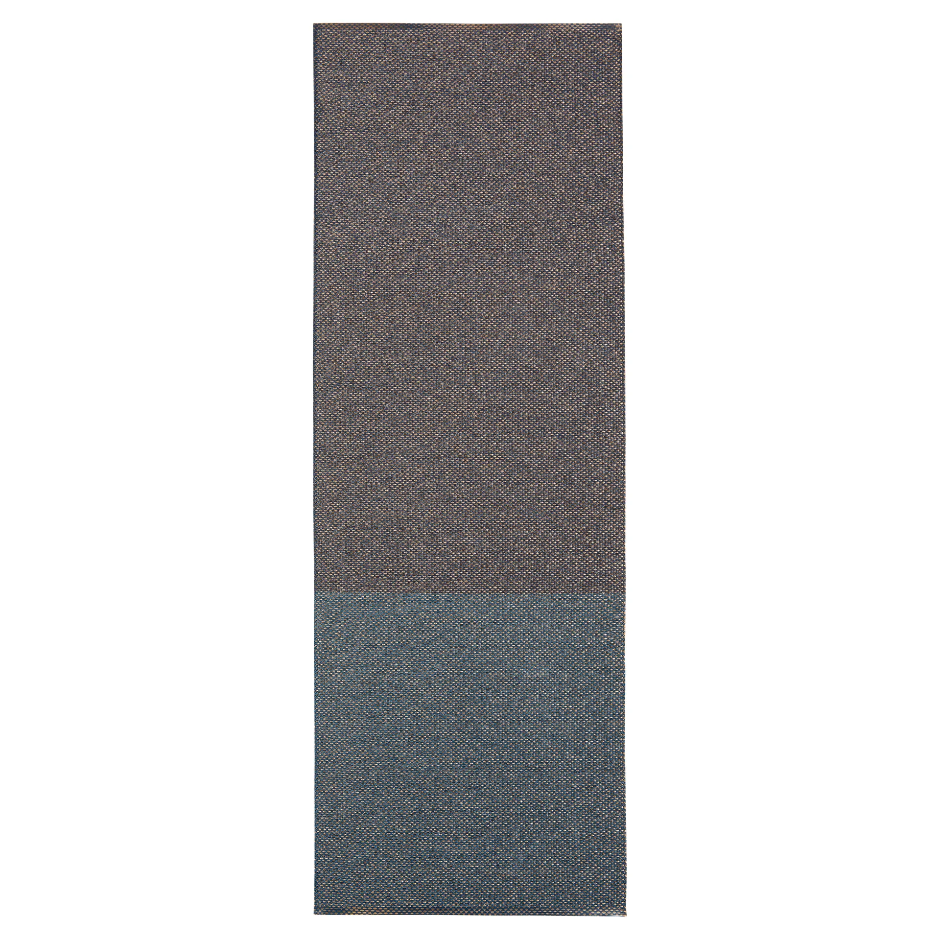 무어 PVC 러그 미드나잇 메탈릭 (블루-브론즈), 70x200 cm Brita Sweden | 브리타스웨덴