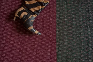 무어 PVC 러그 라즈베리 (그린-핑크) - 70x300 cm - Brita Sweden | 브리타스웨덴