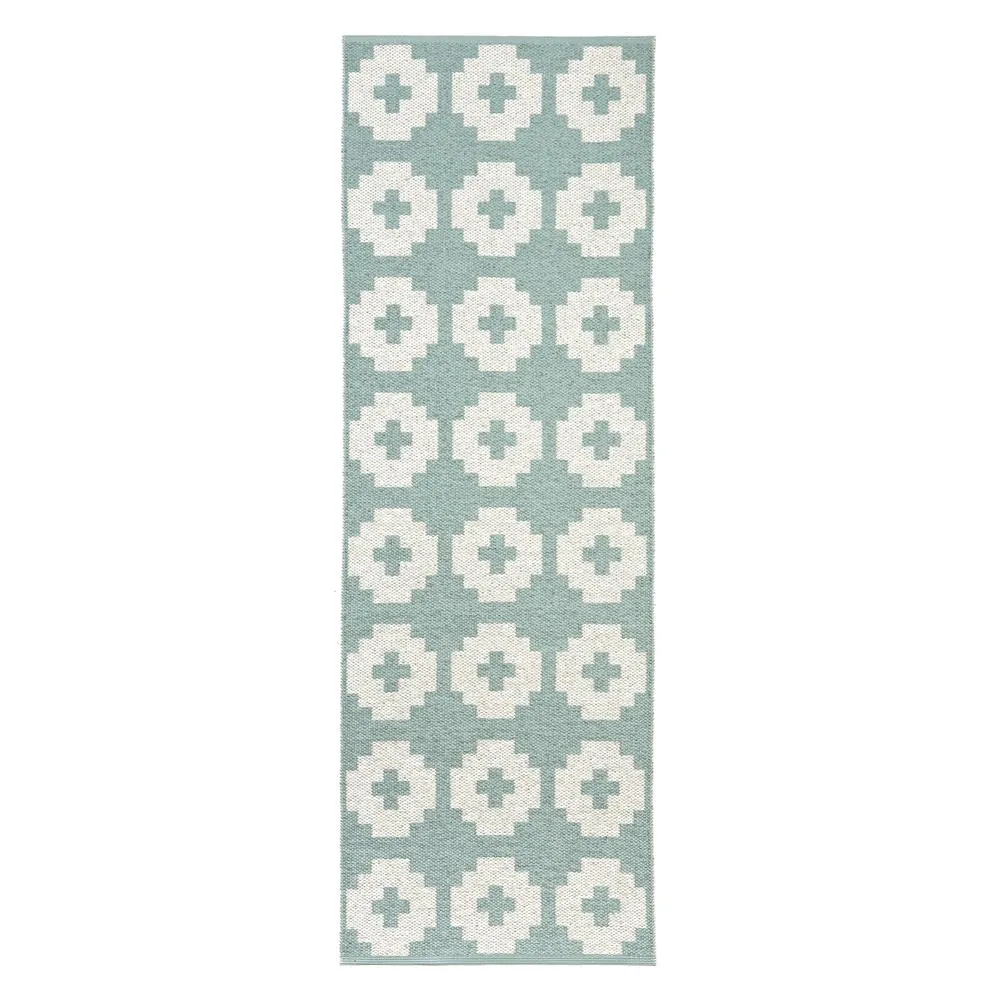 플라워 PVC 러그 라군, 70x300 cm Brita Sweden | 브리타스웨덴