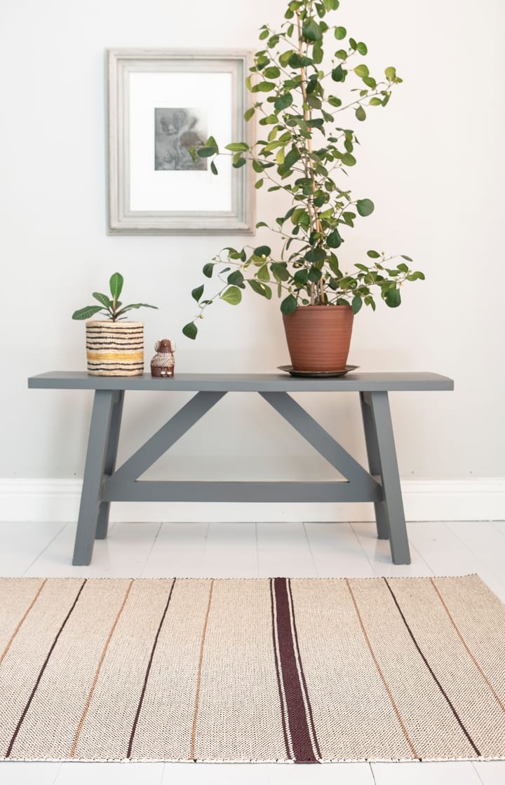 Trapeze 러그 보르도 (크림 화이트-와인레드) - 80x225 cm - Brita Sweden | 브리타스웨덴