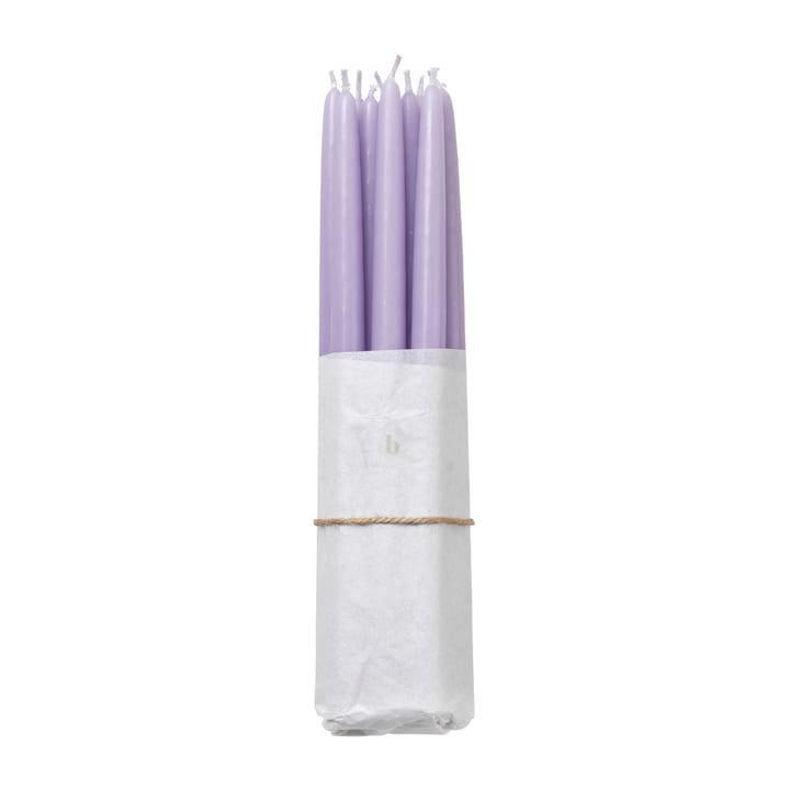 딥드 앤틱 캔들 10개 세트 - Orchid light purple - Broste Copenhagen | 브로스테코펜하겐