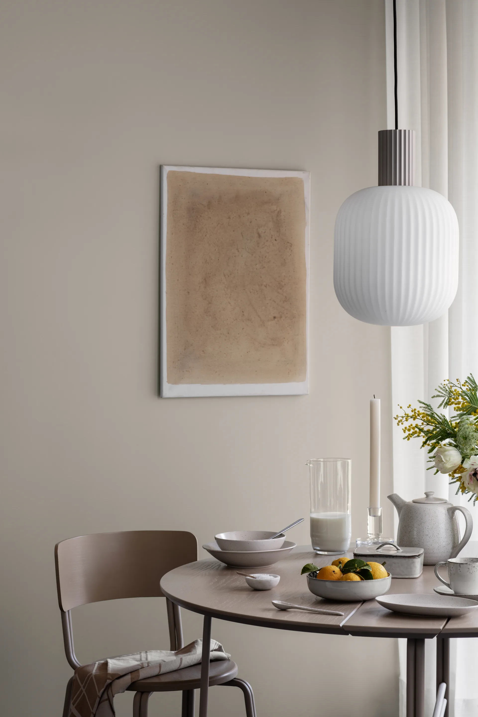 노르딕 바닐라 디너 서비스 세트, 12 pieces Broste Copenhagen | 브로스테코펜하겐