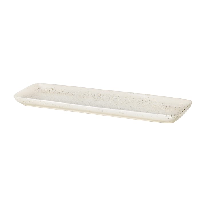 노르딕 바닐라 렉탱글 소서  12.5x35 cm, Cream with grains Broste Copenhagen | 브로스테코펜하겐