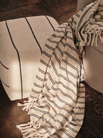 엘리 스로우 130x160 cm - Black-natural - Broste Copenhagen | 브로스테코펜하겐