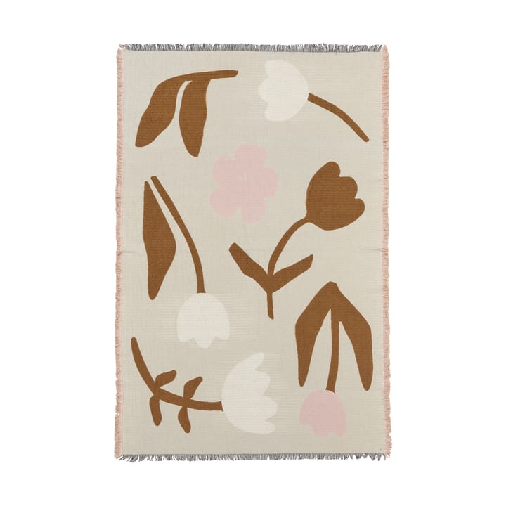 로지타 스로우 130x180cm - Golden brown-mauve pink - Broste Copenhagen | 브로스테코펜하겐