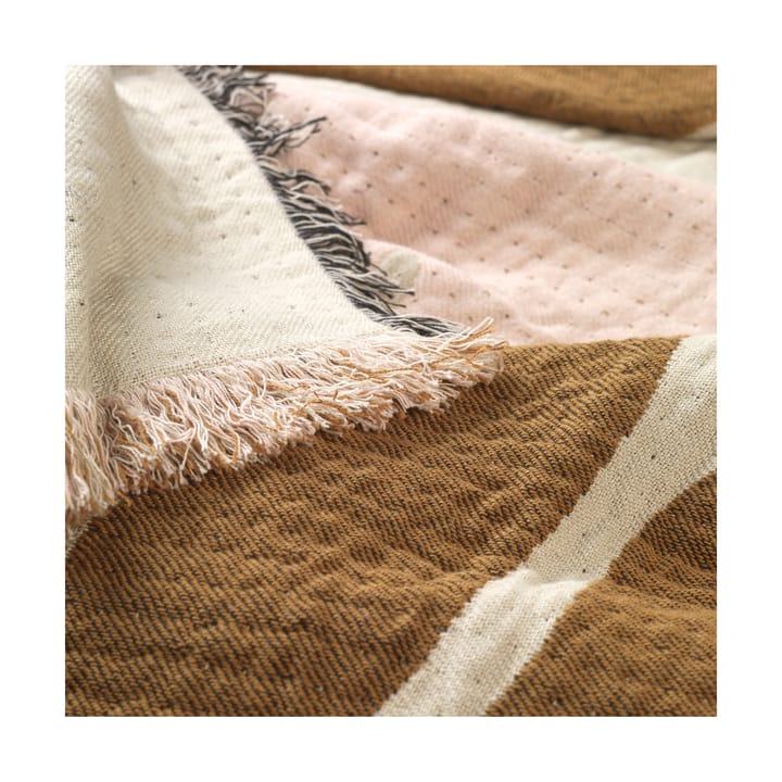 로지타 스로우 130x180cm, Golden brown-mauve pink Broste Copenhagen | 브로스테코펜하겐