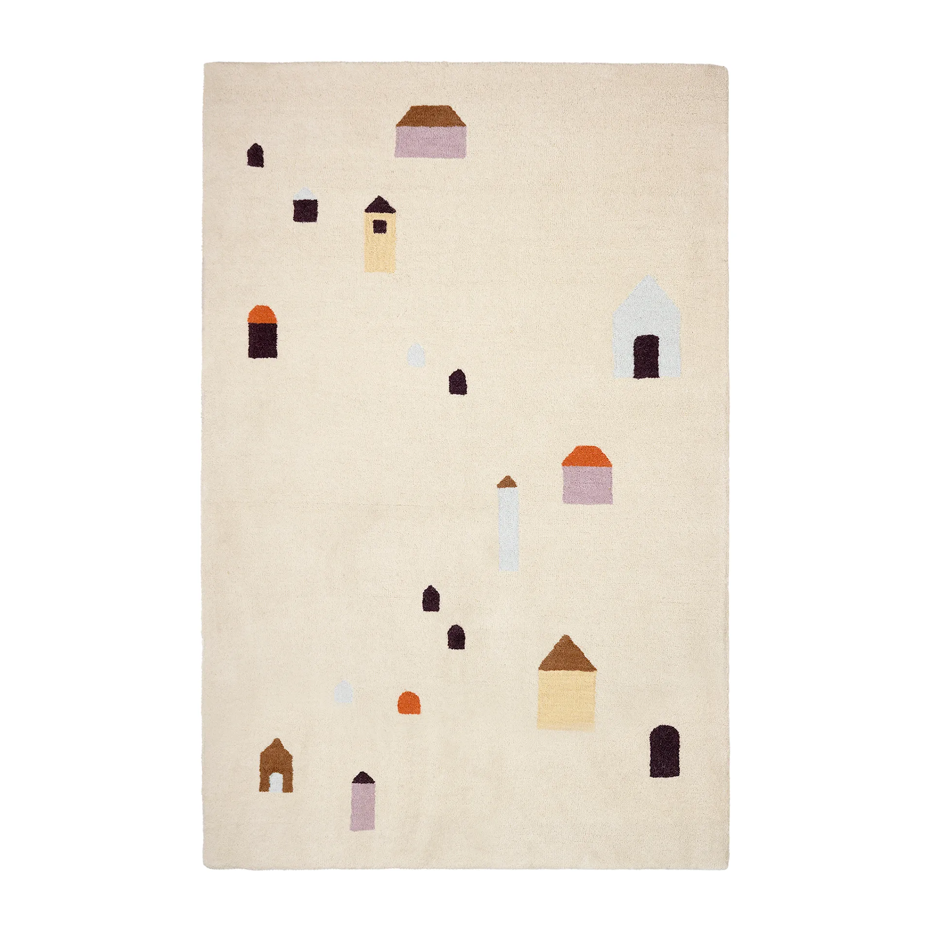 하우스 울 러그 140x200 cm, Light warm grey Broste Copenhagen | 브로스테코펜하겐