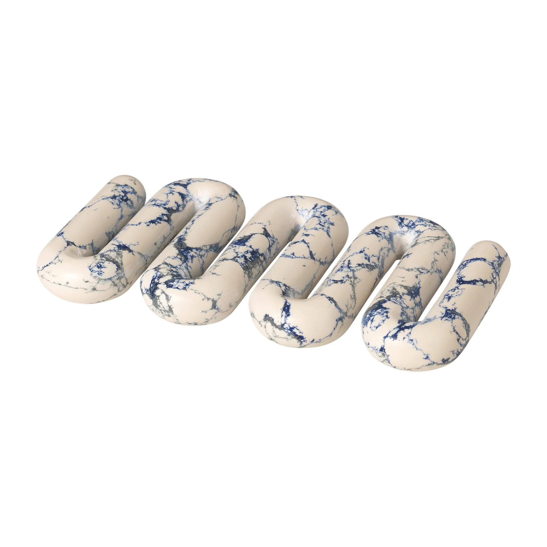 오를라 냄비받침 14x25 cm, White-spectrum blue Broste Copenhagen | 브로스테코펜하겐