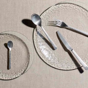 후네 커트러리 16 pcs - Brushed satin hammered - Broste Copenhagen | 브로스테코펜하겐