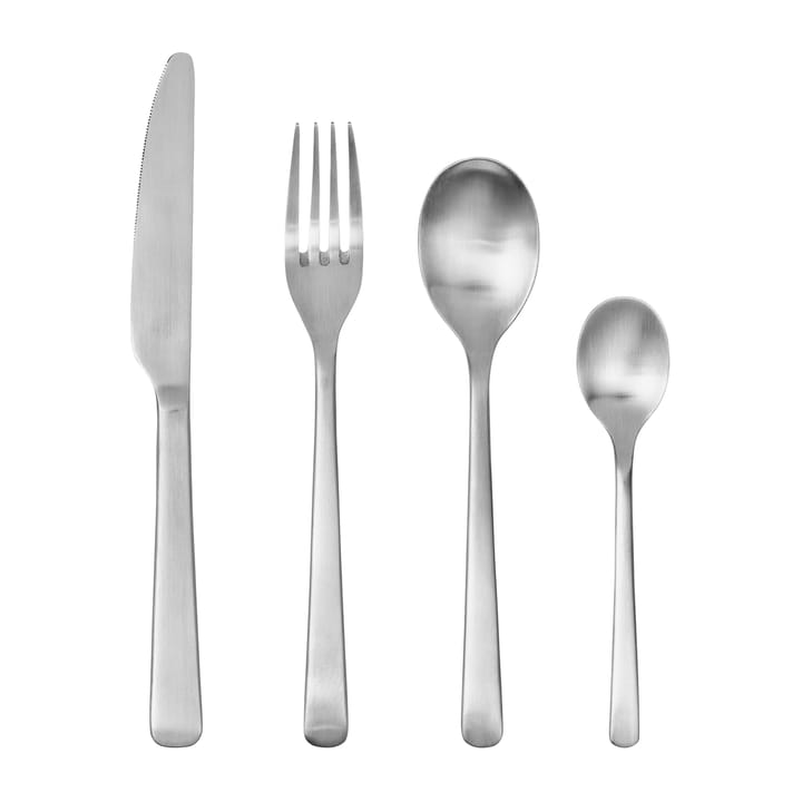 후네 커트러리 16 pcs - Brushed satin - Broste Copenhagen | 브로스테코펜하겐