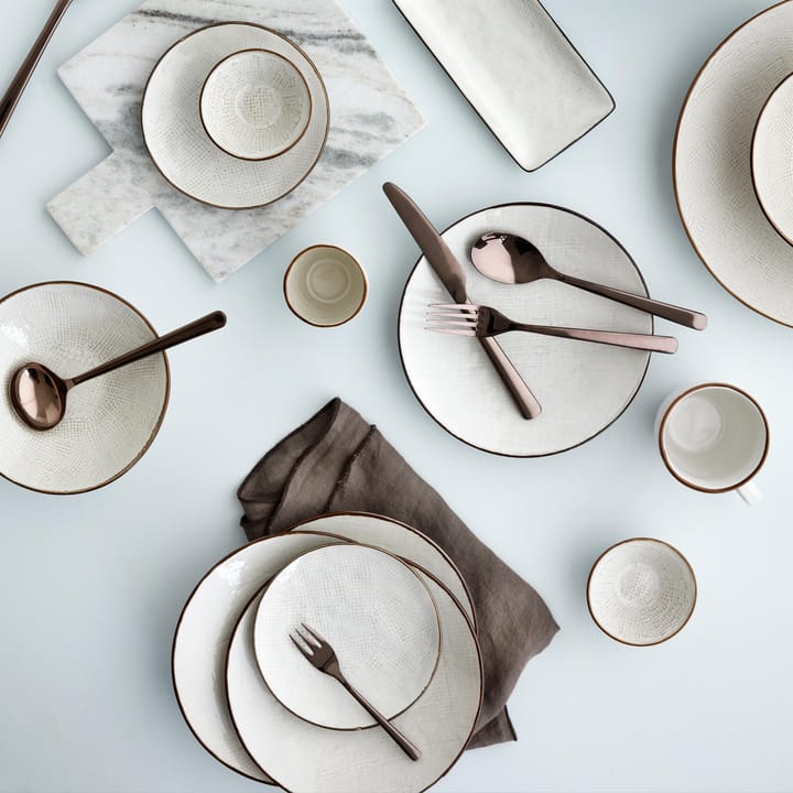후네 커트러리 16 pcs, titanium espresso Broste Copenhagen | 브로스테코펜하겐