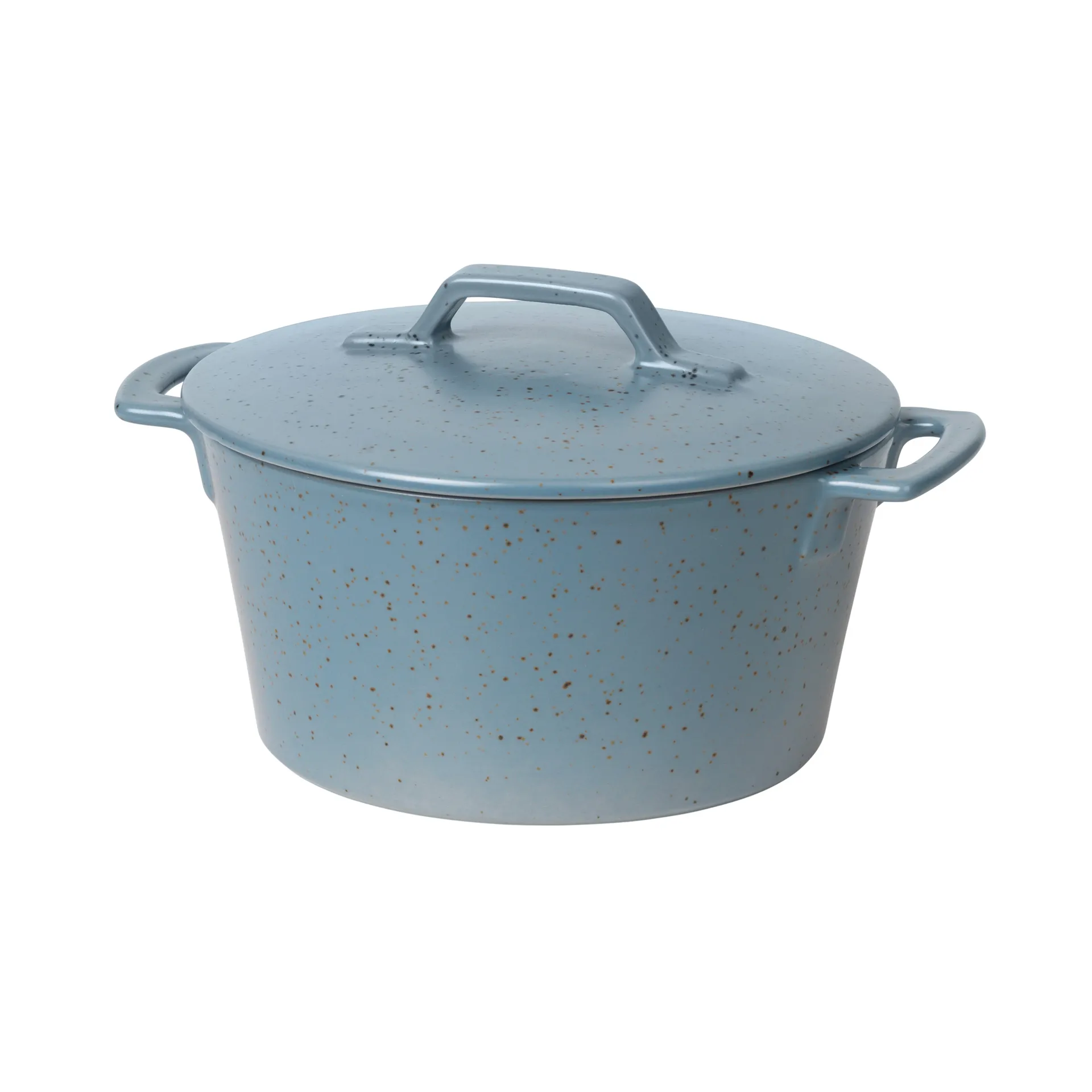 해슬 냄비 19x23.5 cm, flintstone blue granite Broste Copenhagen | 브로스테코펜하겐