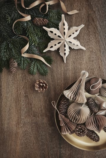 크리스마스 믹스 크리스마스 바우블 2팩 - Natural brown - Broste Copenhagen | 브로스테코펜하겐