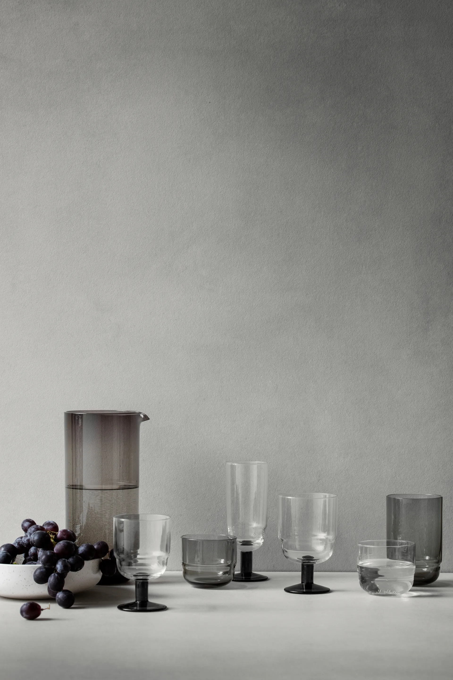노르딕 비스트로 샴페인잔 20 cl, Clear-smoke stem Broste Copenhagen | 브로스테코펜하겐