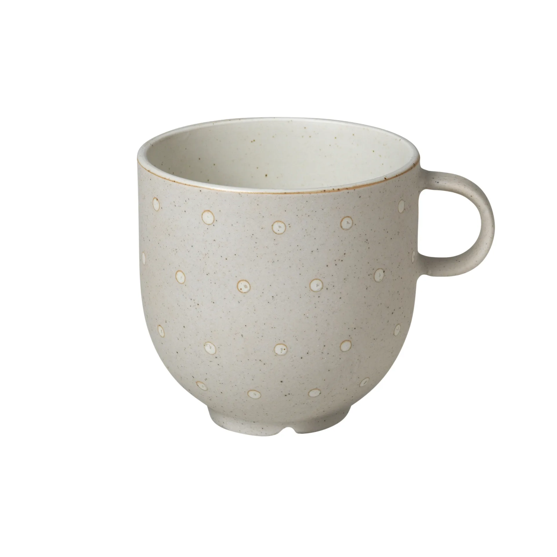엘리 머그 & 20 cl, matte soft light grey dots Broste Copenhagen | 브로스테코펜하겐