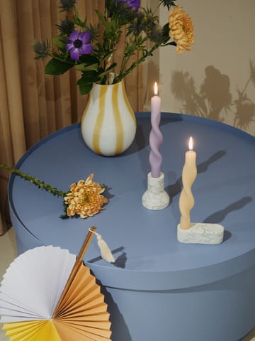 트위스트 캔들 23 cm 2개 세트 - Orchid light purple - Broste Copenhagen | 브로스테코펜하겐