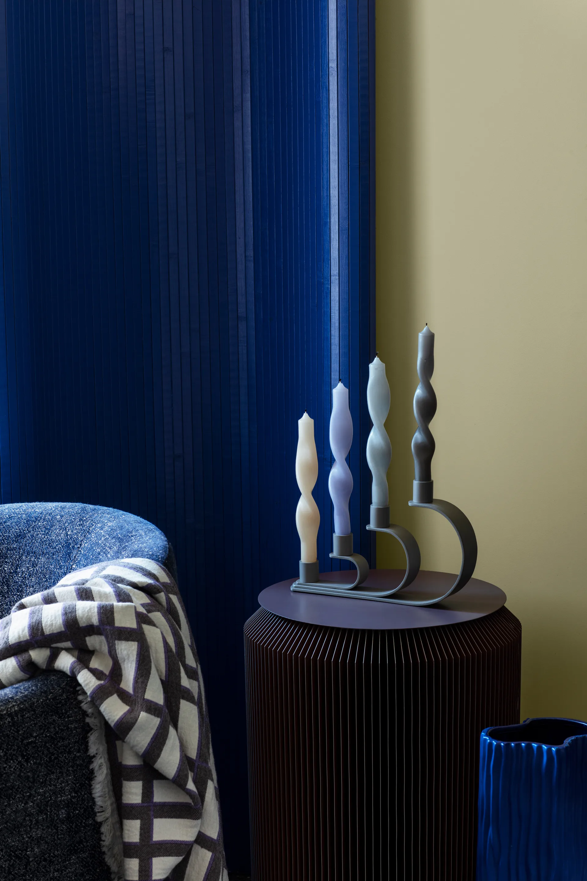 트위스트 캔들 23 cm 2개 세트, Walnut Broste Copenhagen | 브로스테코펜하겐