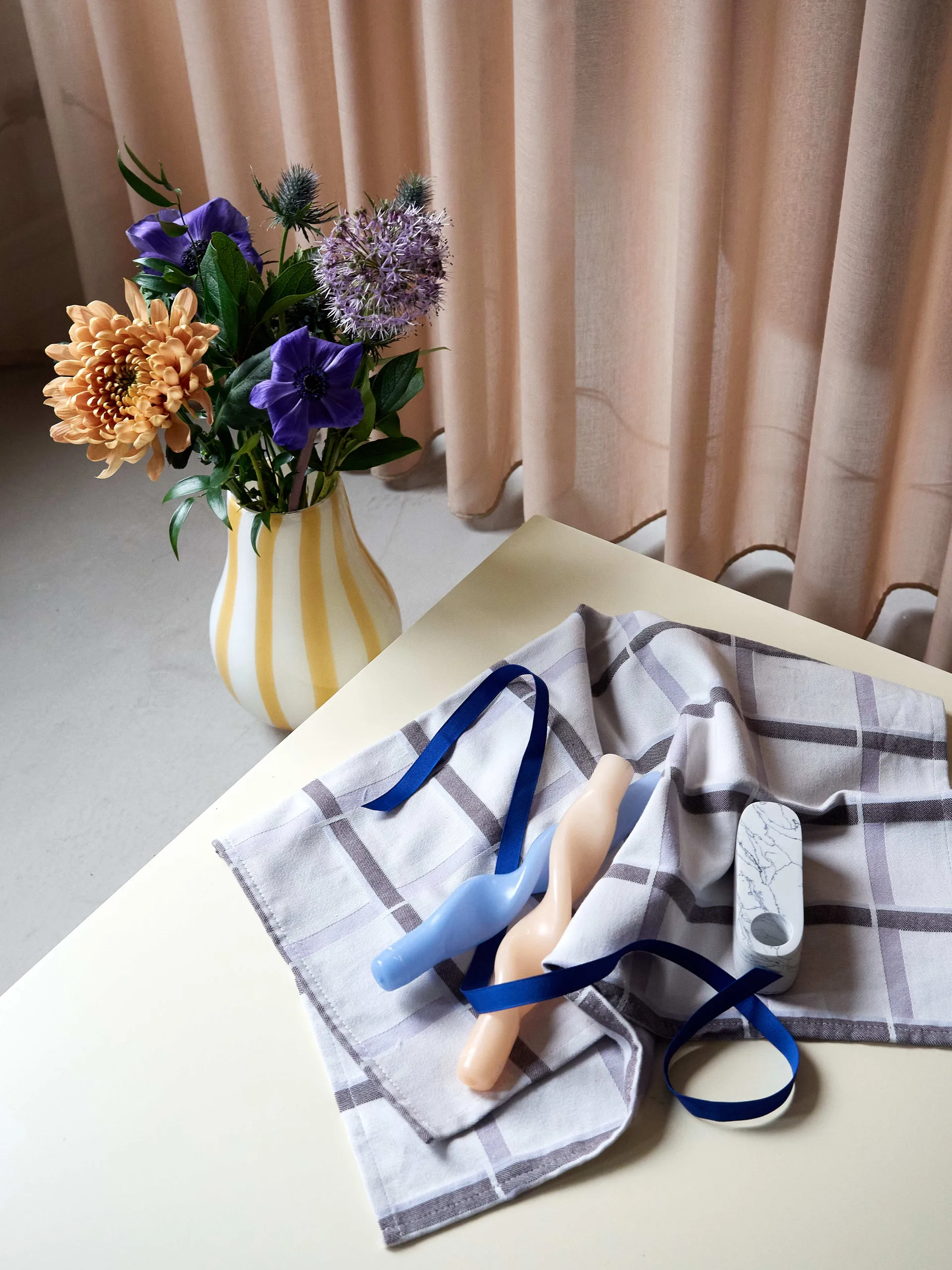 트위스트 캔들 23 cm 2개 세트, Walnut Broste Copenhagen | 브로스테코펜하겐