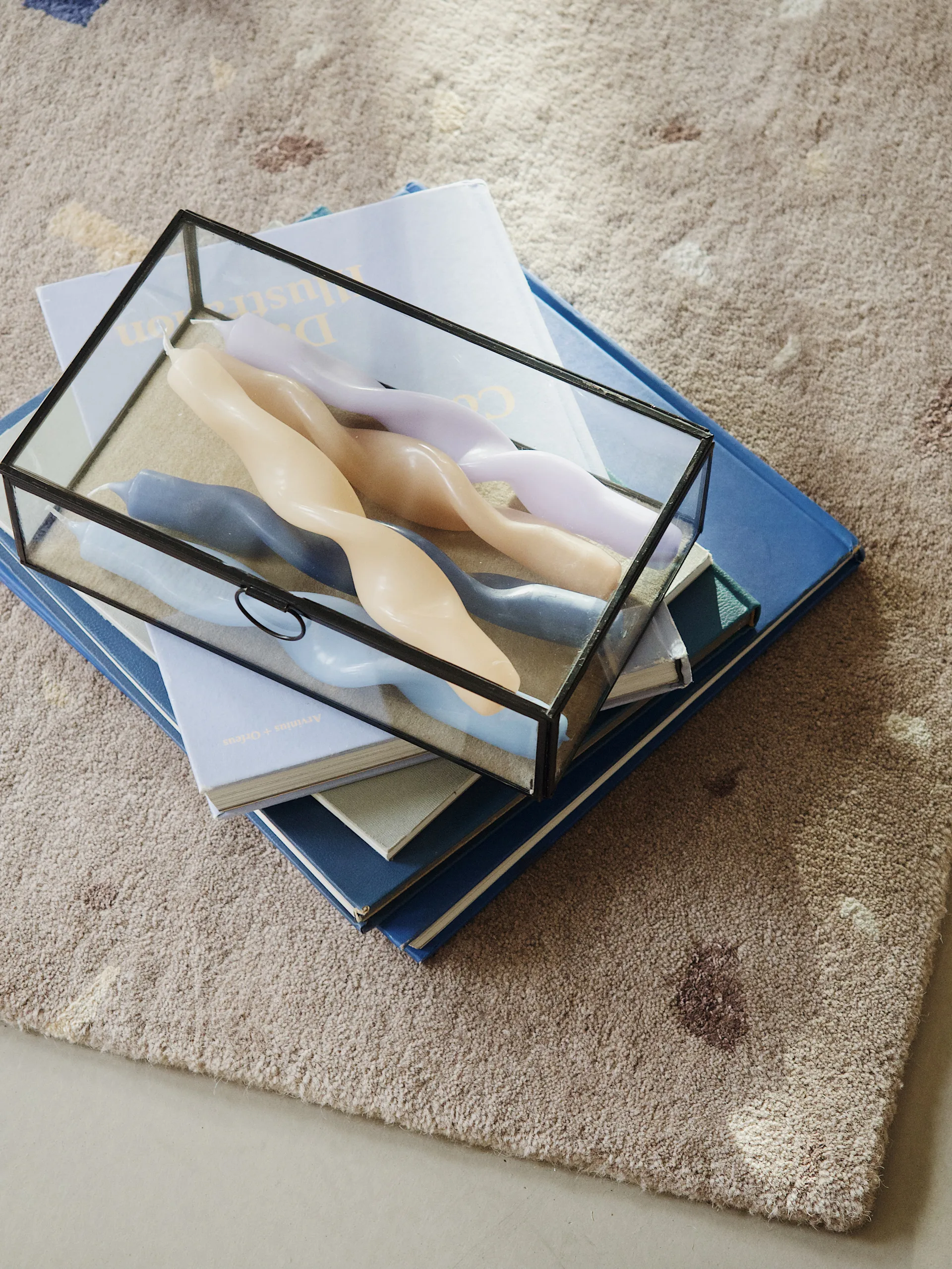 트위스트 캔들 23 cm 2개 세트, Walnut Broste Copenhagen | 브로스테코펜하겐