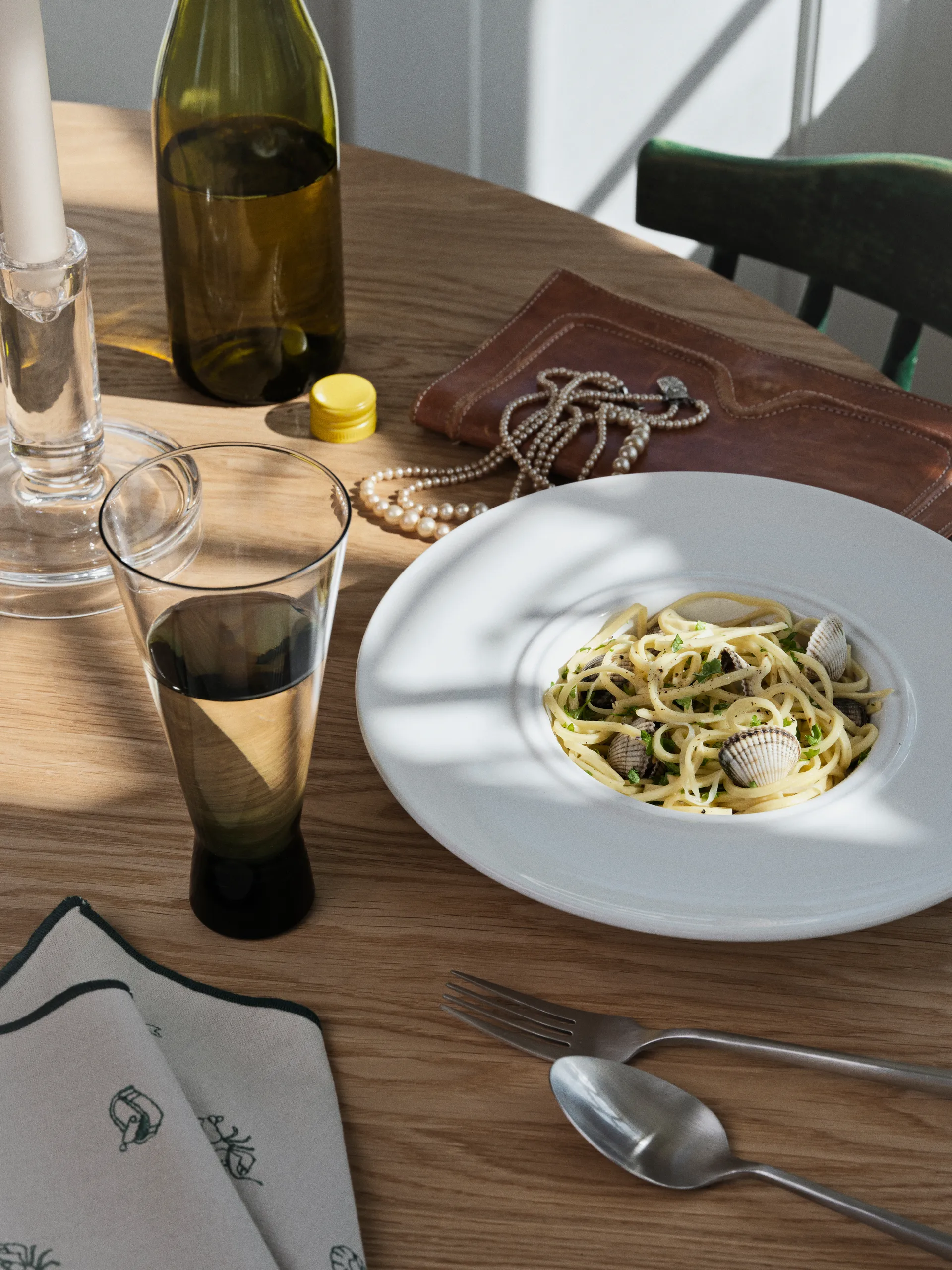 스티븐스 파스타 접시 26 cm, Chalk white Broste Copenhagen | 브로스테코펜하겐