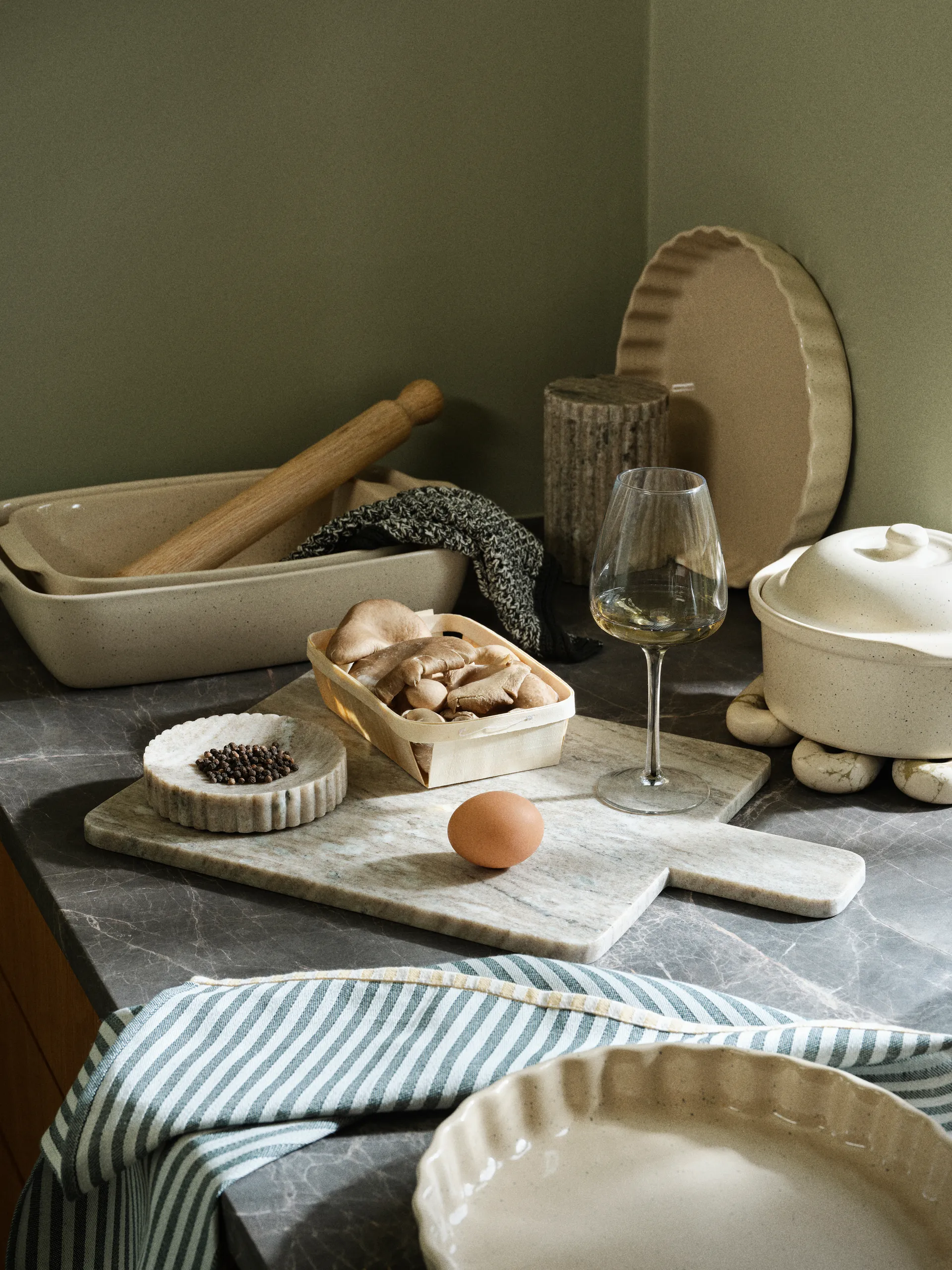 빅 오븐용 폼 26x40 cm, Beige Broste Copenhagen | 브로스테코펜하겐