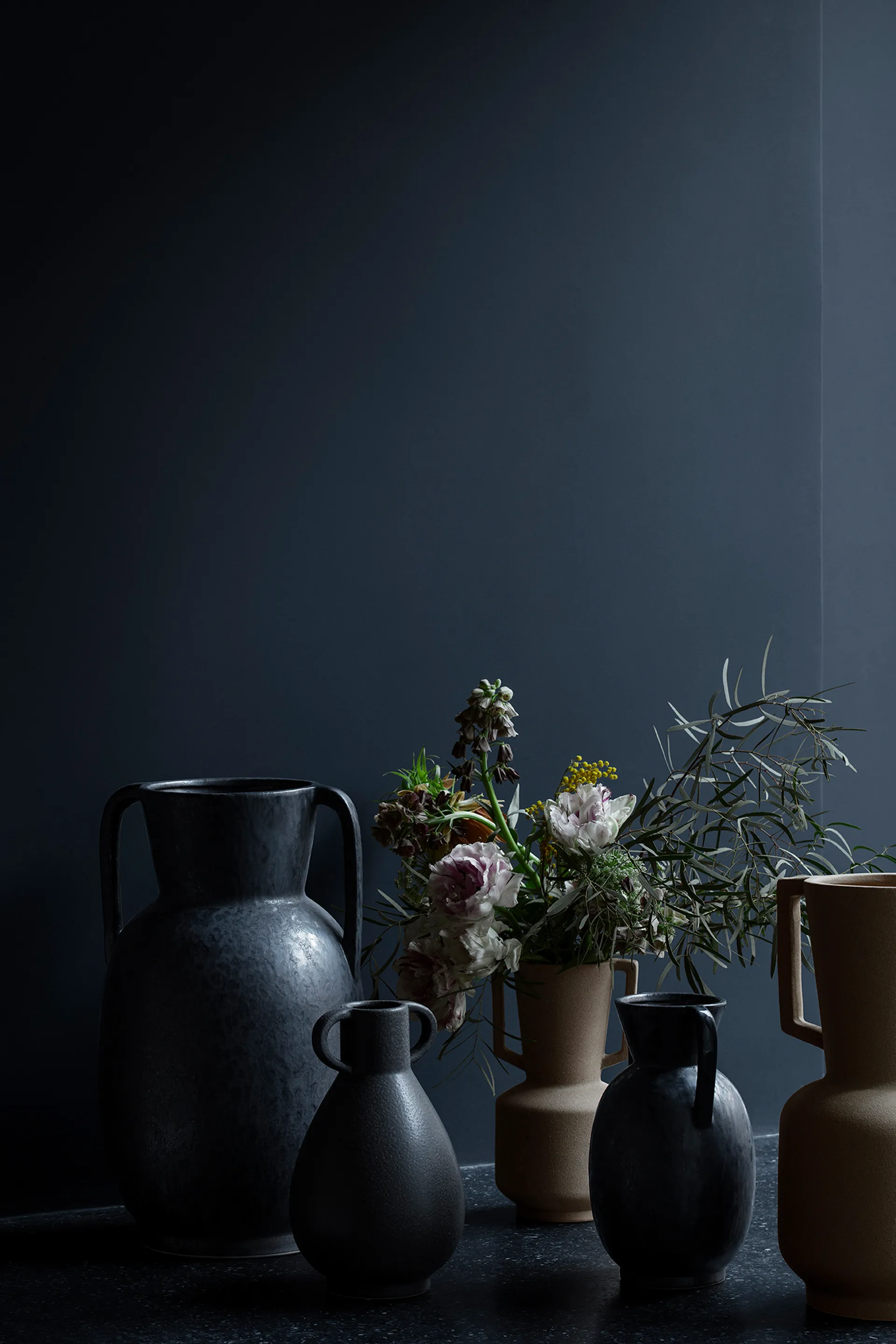시미 화병 29 cm, Antique grey-black Broste Copenhagen | 브로스테코펜하겐