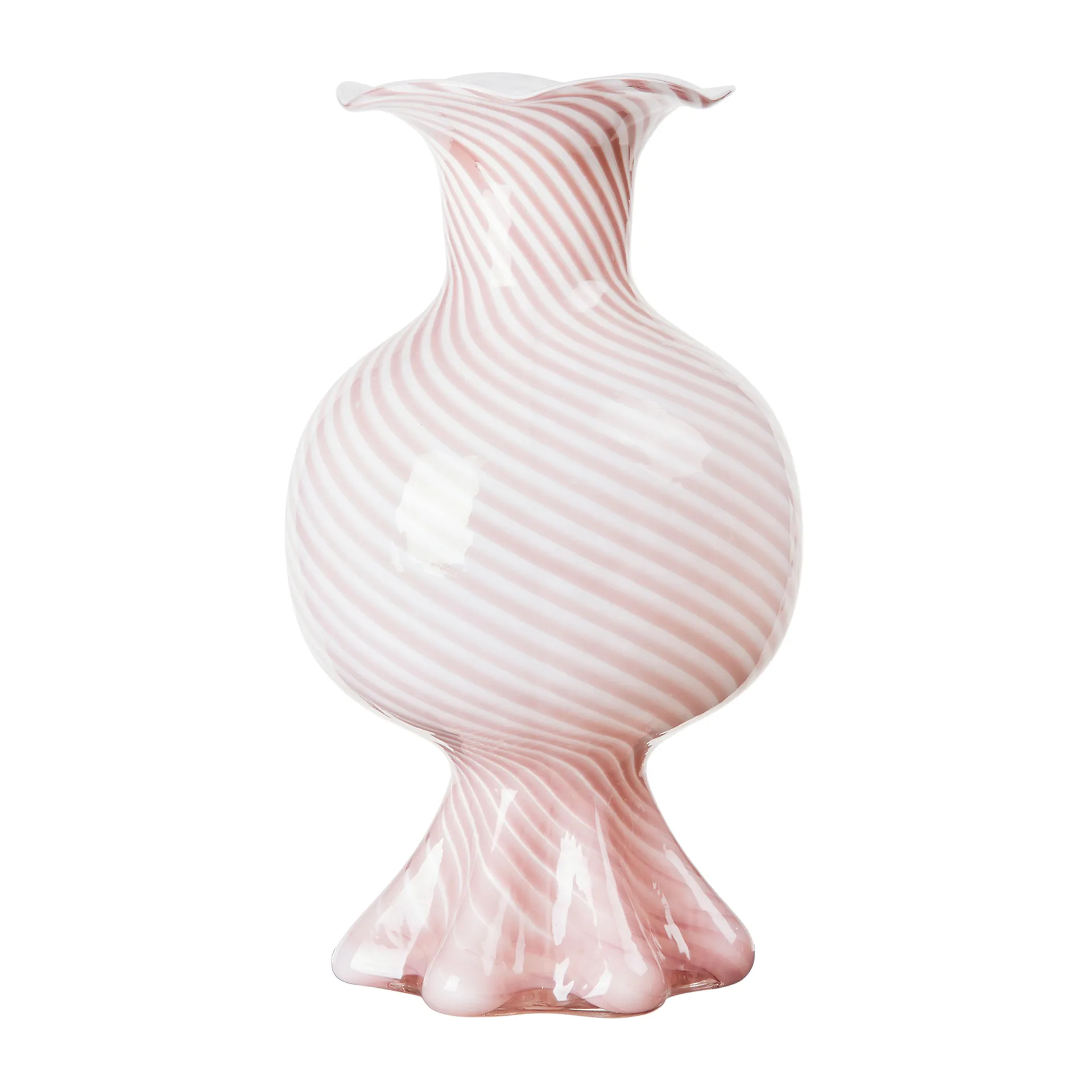 멜라 화병 30 cm, Fairy pink-off white Broste Copenhagen | 브로스테코펜하겐