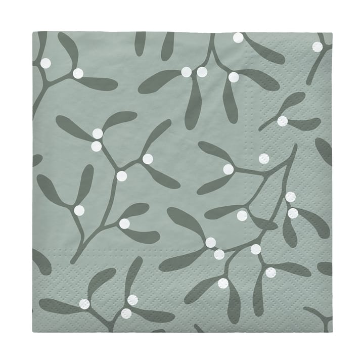 미슬토 페이퍼 냅킨 33x33 cm 20개 세트 - White - Broste Copenhagen | 브로스테코펜하겐