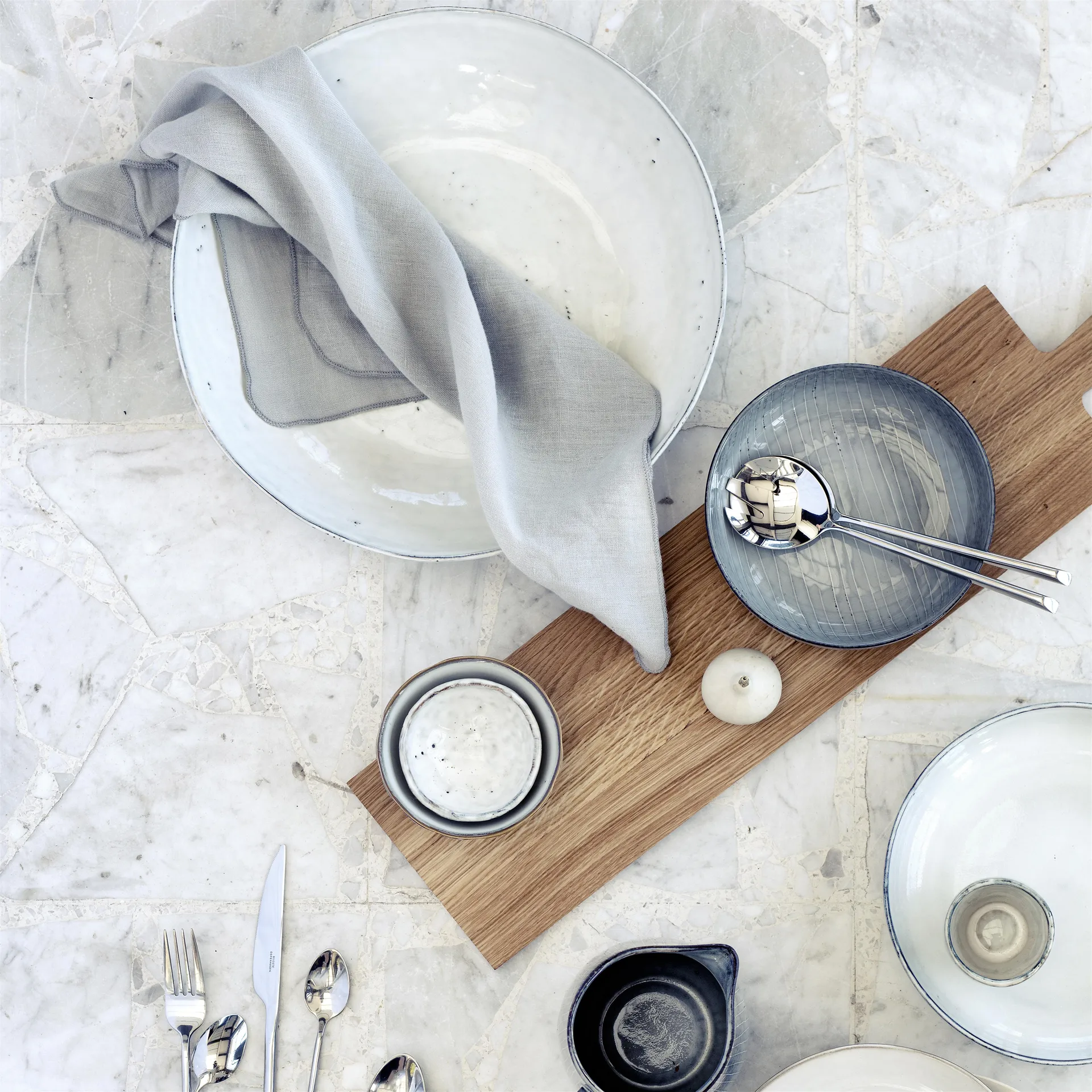 노르딕 샌드 샐러드 보울, Ø 34.5 cm Broste Copenhagen | 브로스테코펜하겐