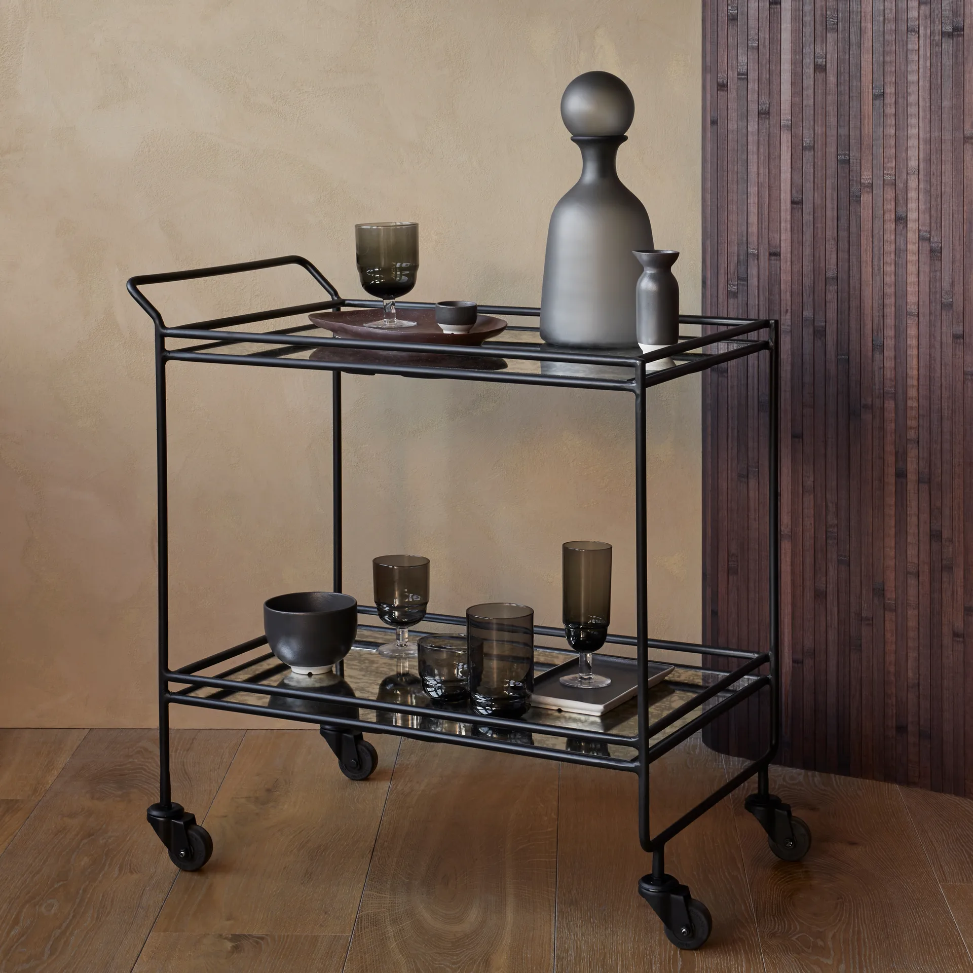 노르딕 비스트로 워터 글라스 35 cl, smoke-clear Broste Copenhagen | 브로스테코펜하겐