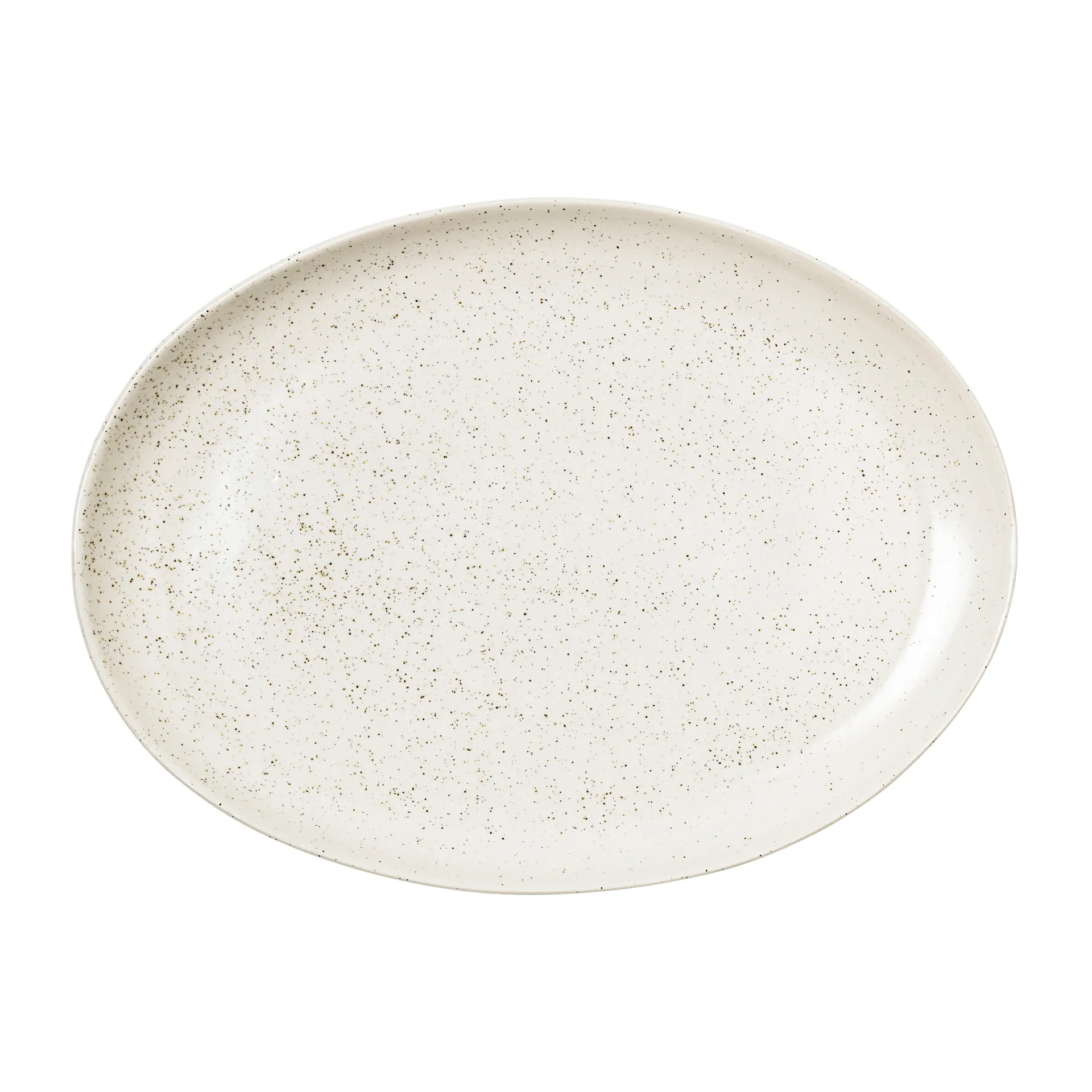 노르딕 바닐라 소서 오벌 35.5 cm, Cream with grains Broste Copenhagen | 브로스테코펜하겐
