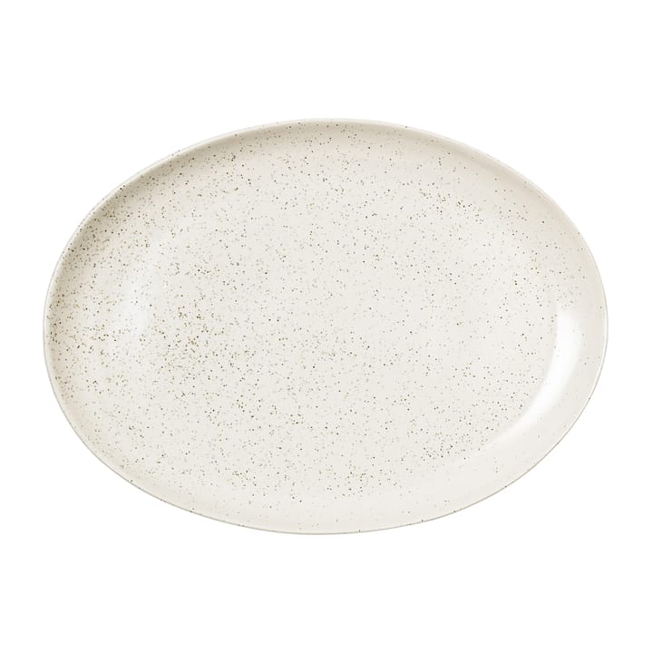 노르딕 바닐라 소서 오벌 35.5 cm - Cream with grains - Broste Copenhagen | 브로스테코펜하겐