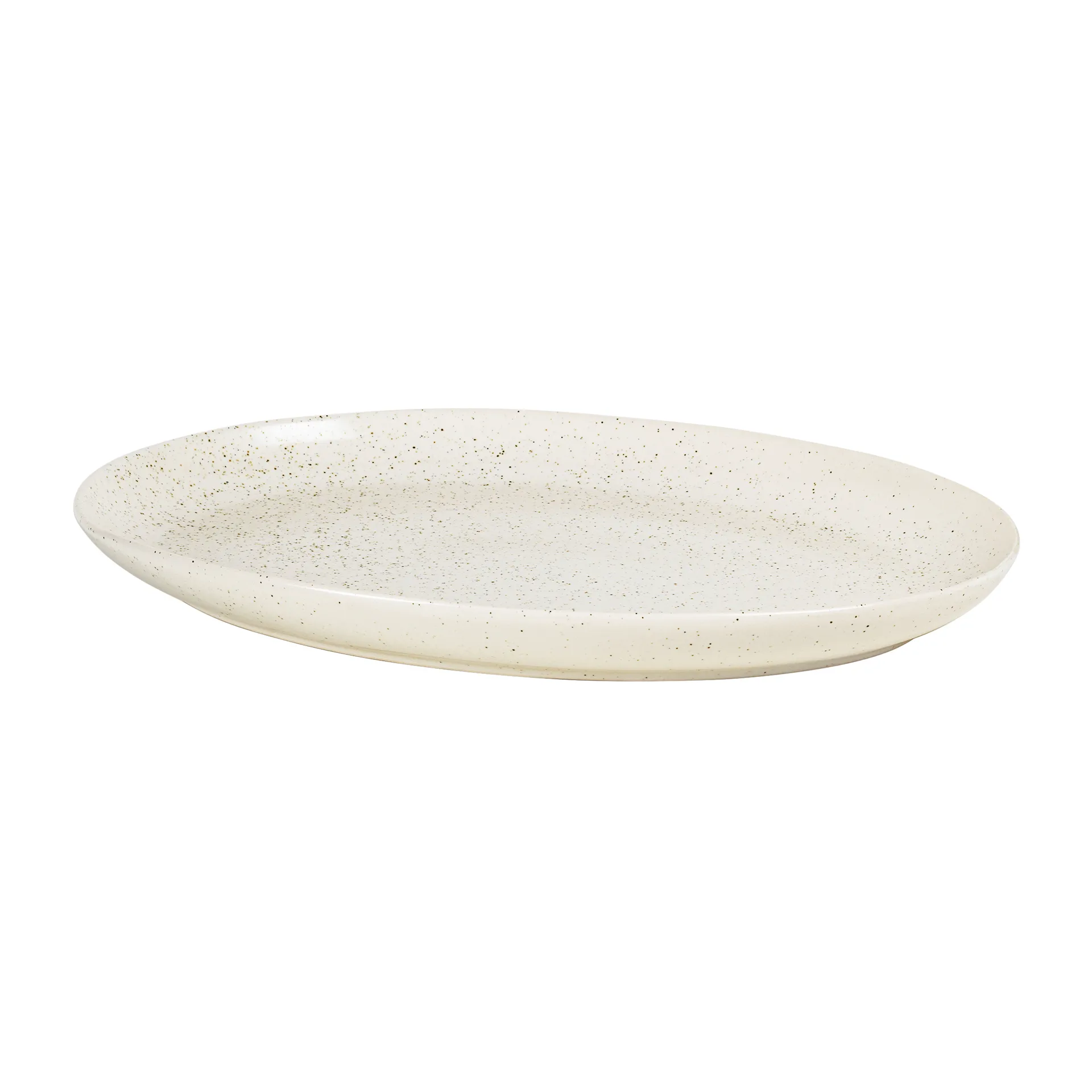 노르딕 바닐라 소서 오벌 35.5 cm, Cream with grains Broste Copenhagen | 브로스테코펜하겐