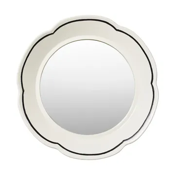 힐마 거울 Ø36 cm - Off white-black - Broste Copenhagen | 브로스테코펜하겐