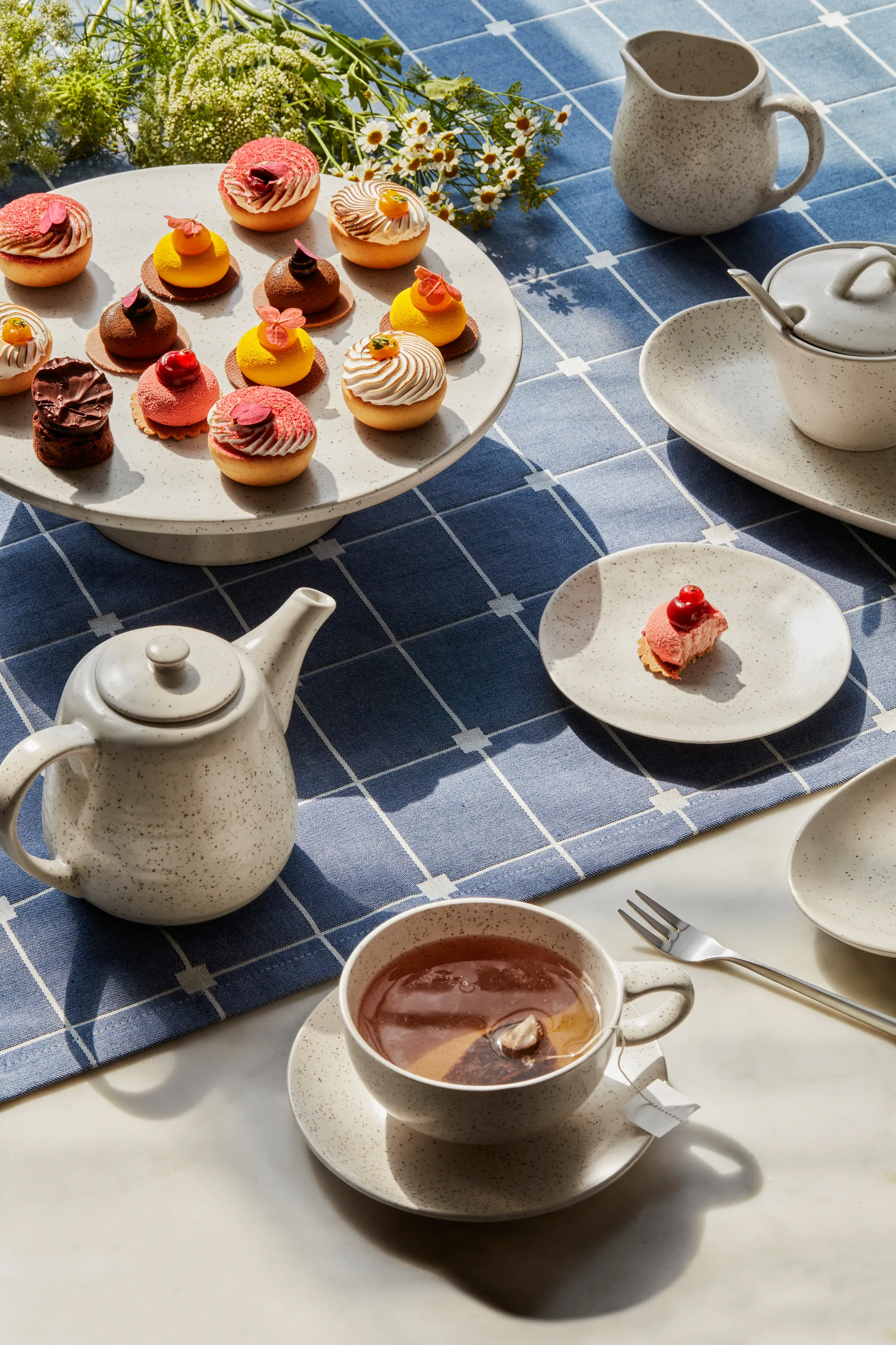 후네 케이크 포크 4개 세트, Brushed satin Broste Copenhagen | 브로스테코펜하겐