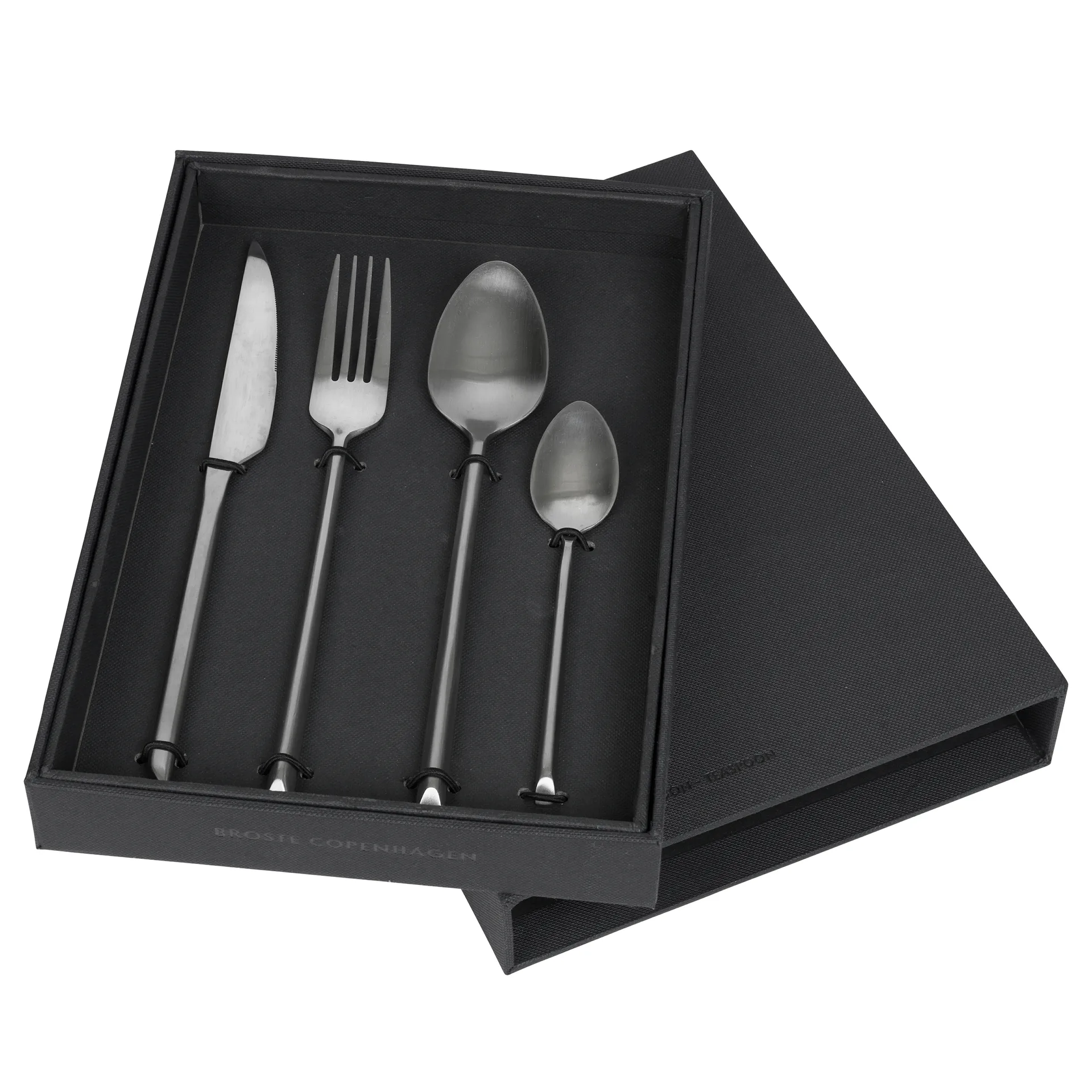 슬레텐 커트러리 4 pieces, Matt stainless steel Broste Copenhagen | 브로스테코펜하겐