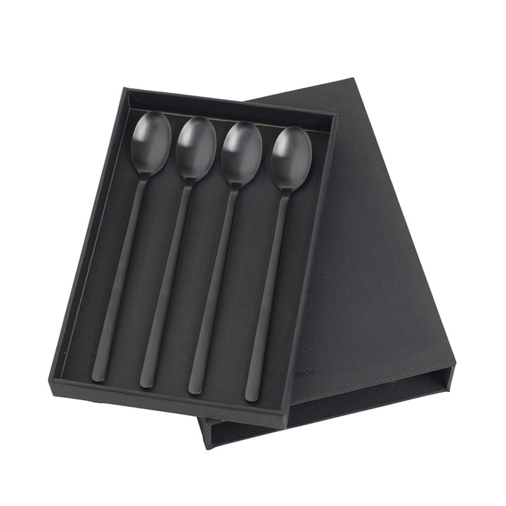 후네 롱 스푼 4개 세트 - titanium mat black - Broste Copenhagen | 브로스테코펜하겐