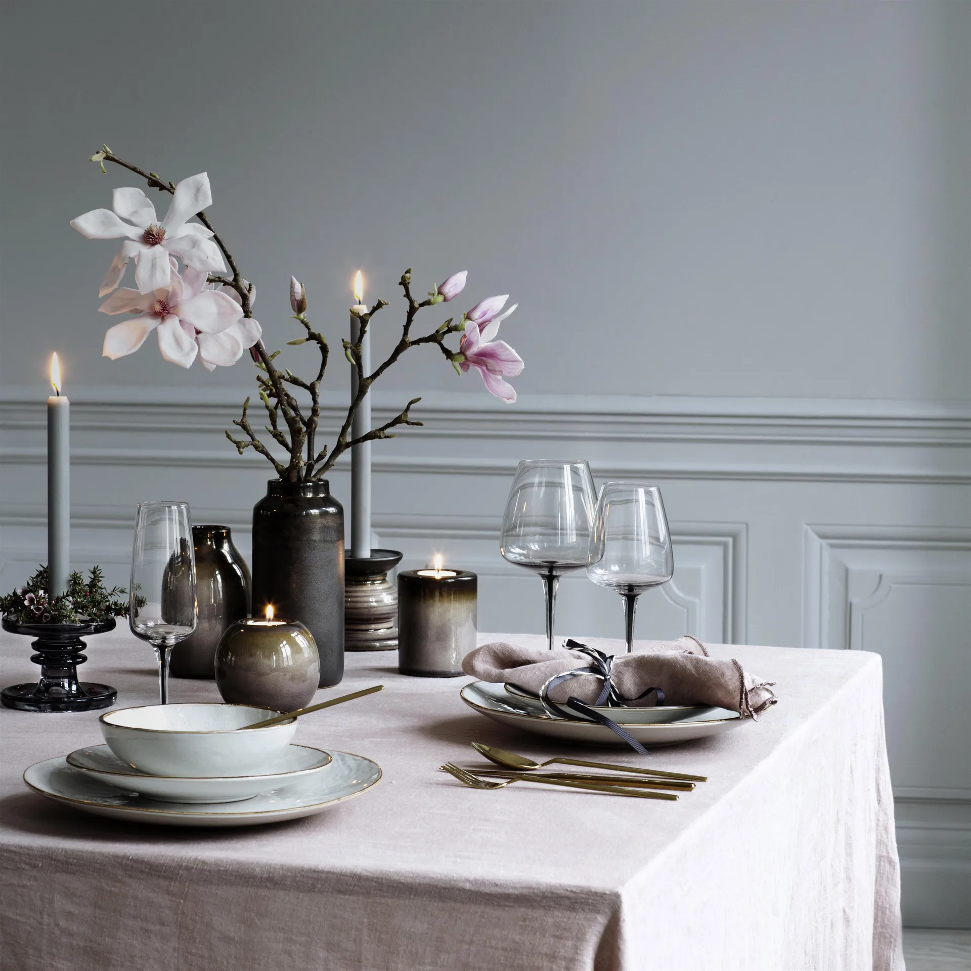 스모크 화이트 와인잔, 40 cl Broste Copenhagen | 브로스테코펜하겐