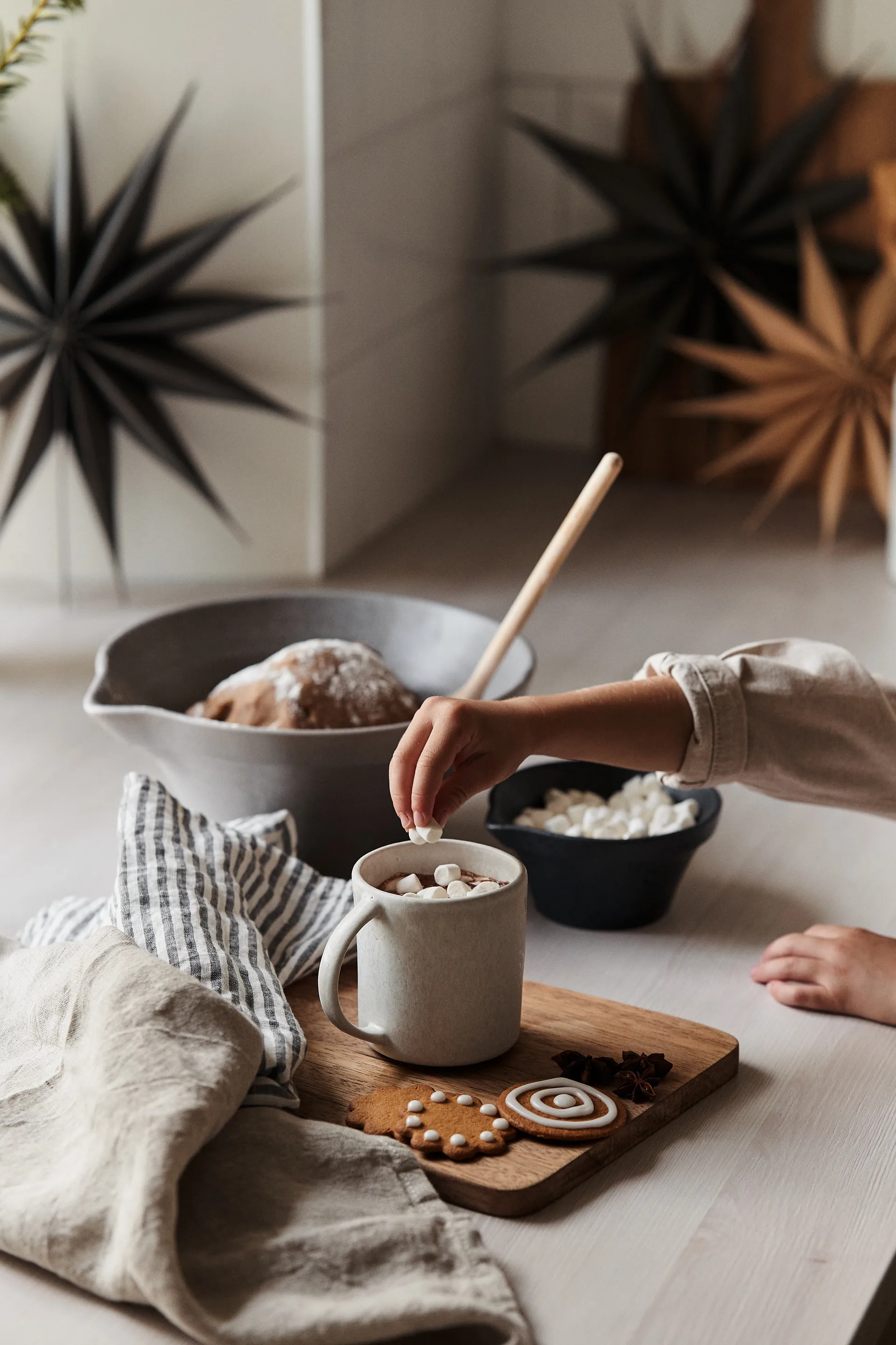 베녹 크리스마스 스타 40 cm, warm grey Broste Copenhagen | 브로스테코펜하겐