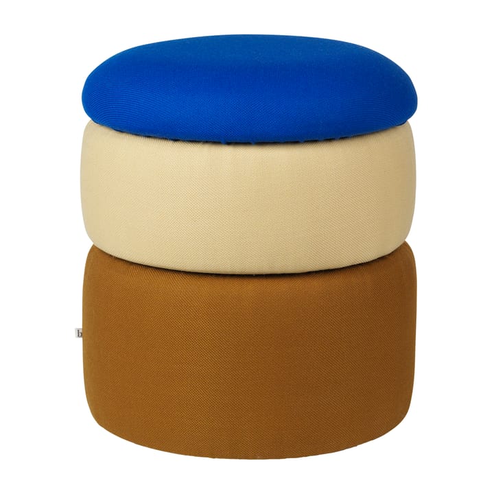 폰드 푸프 42 cm - Blue-sand-ochre - Broste Copenhagen | 브로스테코펜하겐