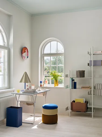 폰드 푸프 42 cm - Blue-sand-ochre - Broste Copenhagen | 브로스테코펜하겐