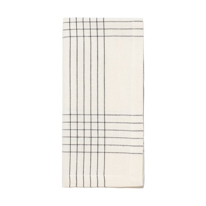 앨리스 패브릭 냅킨 45x45 cm, Black-natural Broste Copenhagen | 브로스테코펜하겐