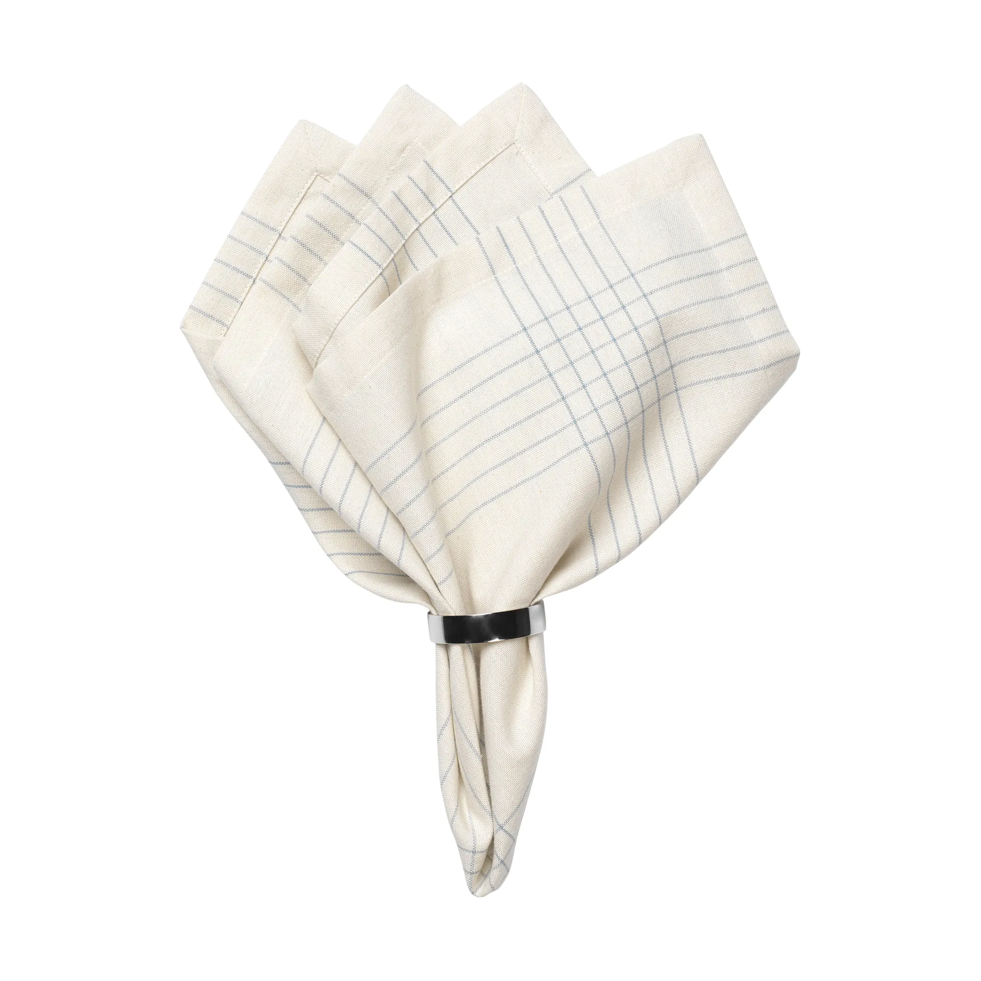 앨리스 패브릭 냅킨 45x45 cm, Dusty blue-natural Broste Copenhagen | 브로스테코펜하겐