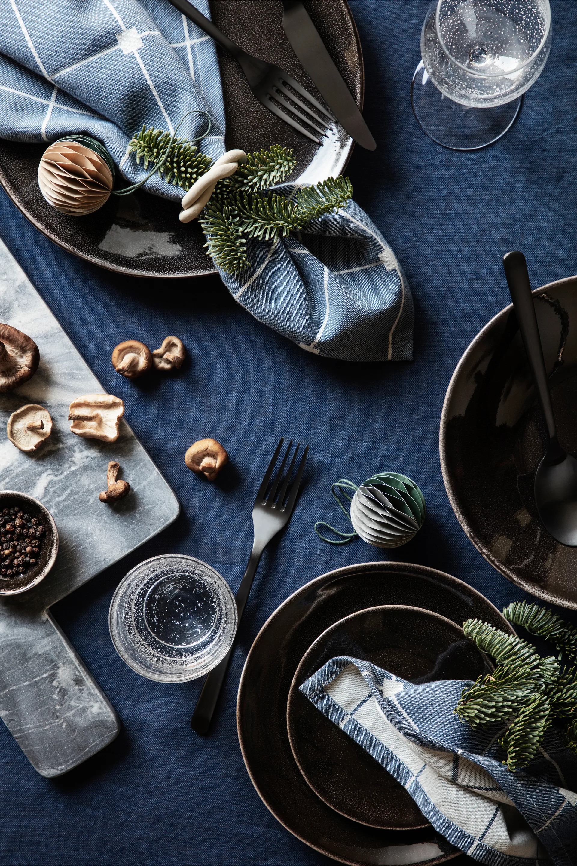 볼 크리스마스 바우블 허니콤 Ø5 cm 6 피스, Multi/green Broste Copenhagen | 브로스테코펜하겐