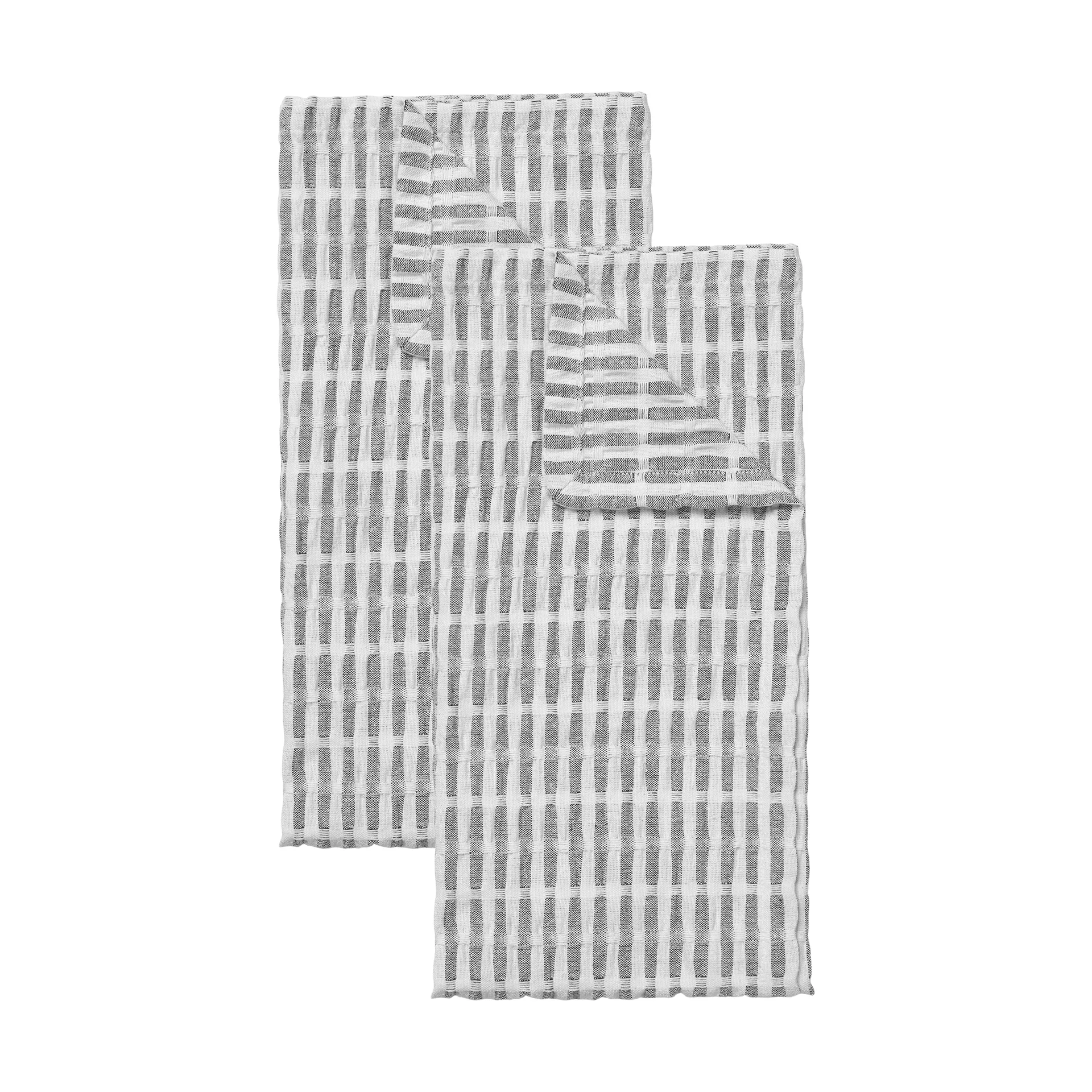 포크 주방 타월 50x70 cm 2팩, Black-natural Broste Copenhagen | 브로스테코펜하겐